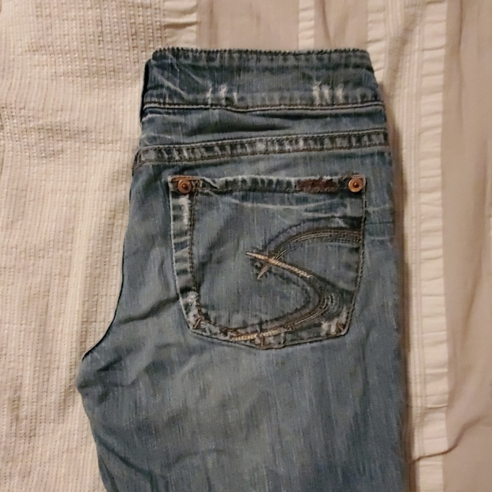 Silver jeans